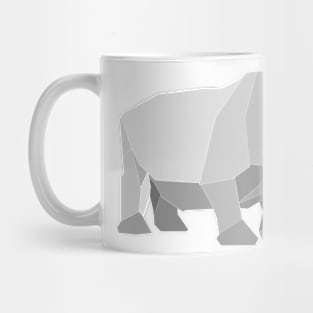 origami made rhino Mug